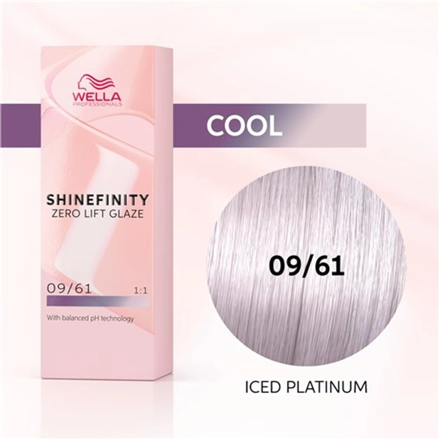 Wella Professional Shinefinity Zero Lift Glaze - 09/61 60ml - Very Light Blonde Violet Ash főképe